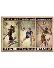 Volleyball It's Not A Phase 24x16 Poster front