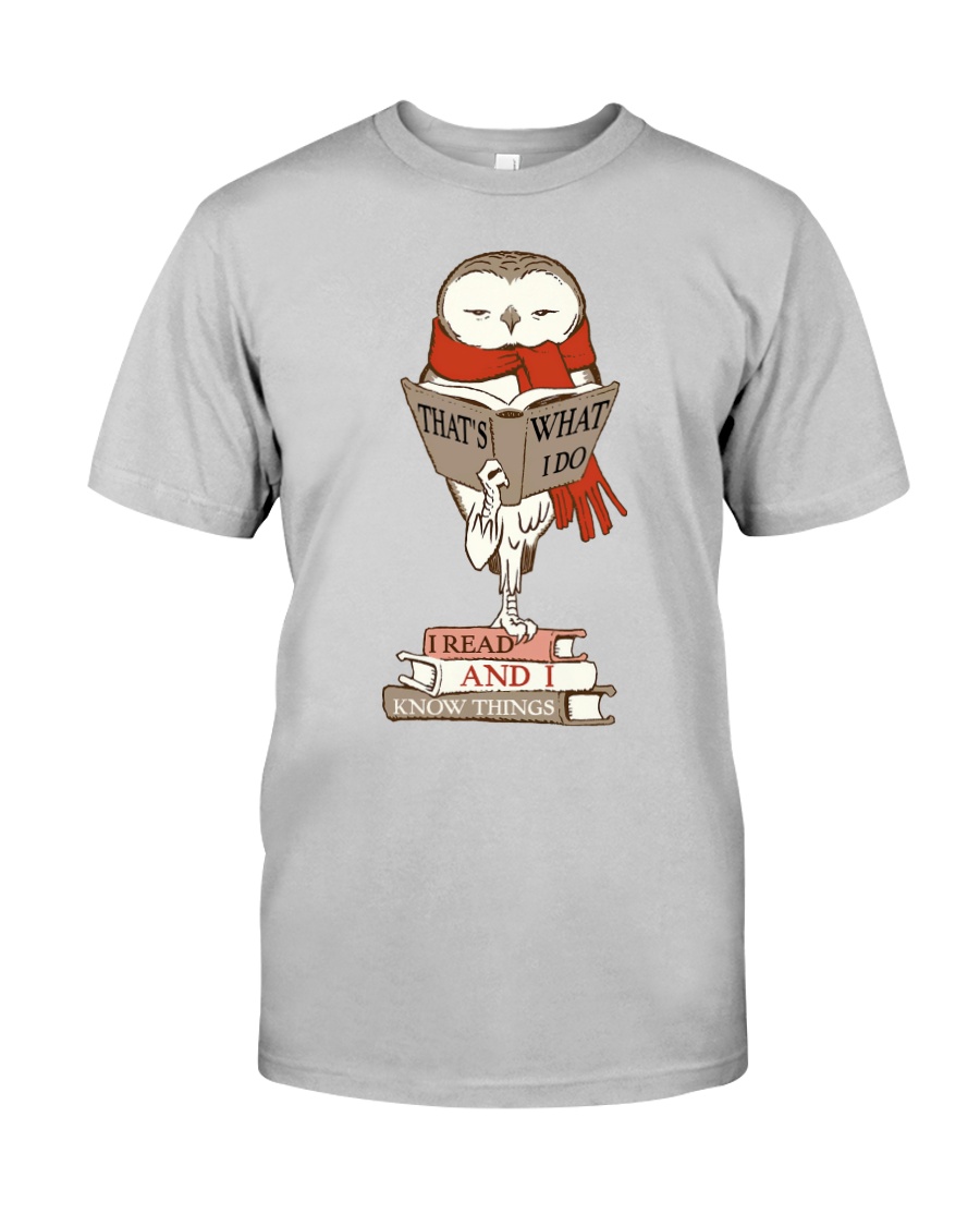 Owl Read And Know Things - On Sale Classic T-Shirt