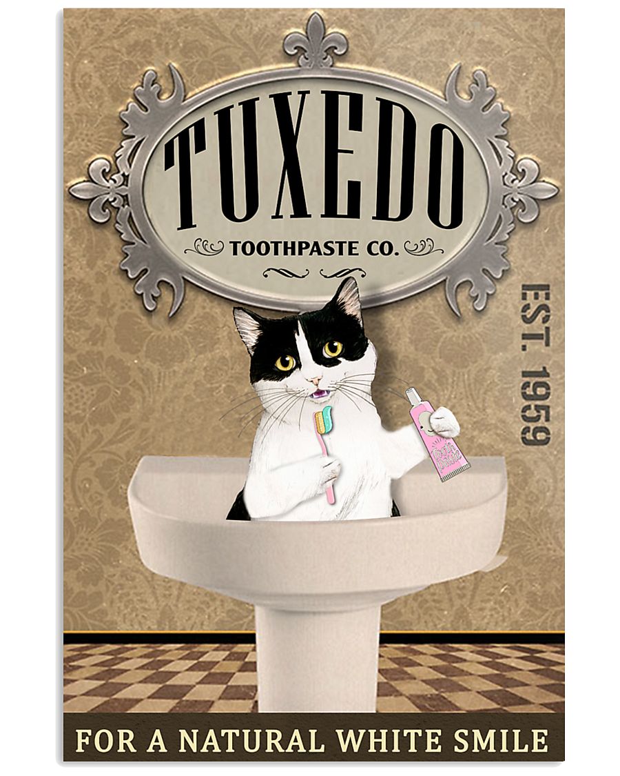 Tuxedo Toothpaste Co Cat Lover 11x17 Poster