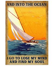 Vintage Sailing Boat Ocean Find My Soul 11x17 Poster front