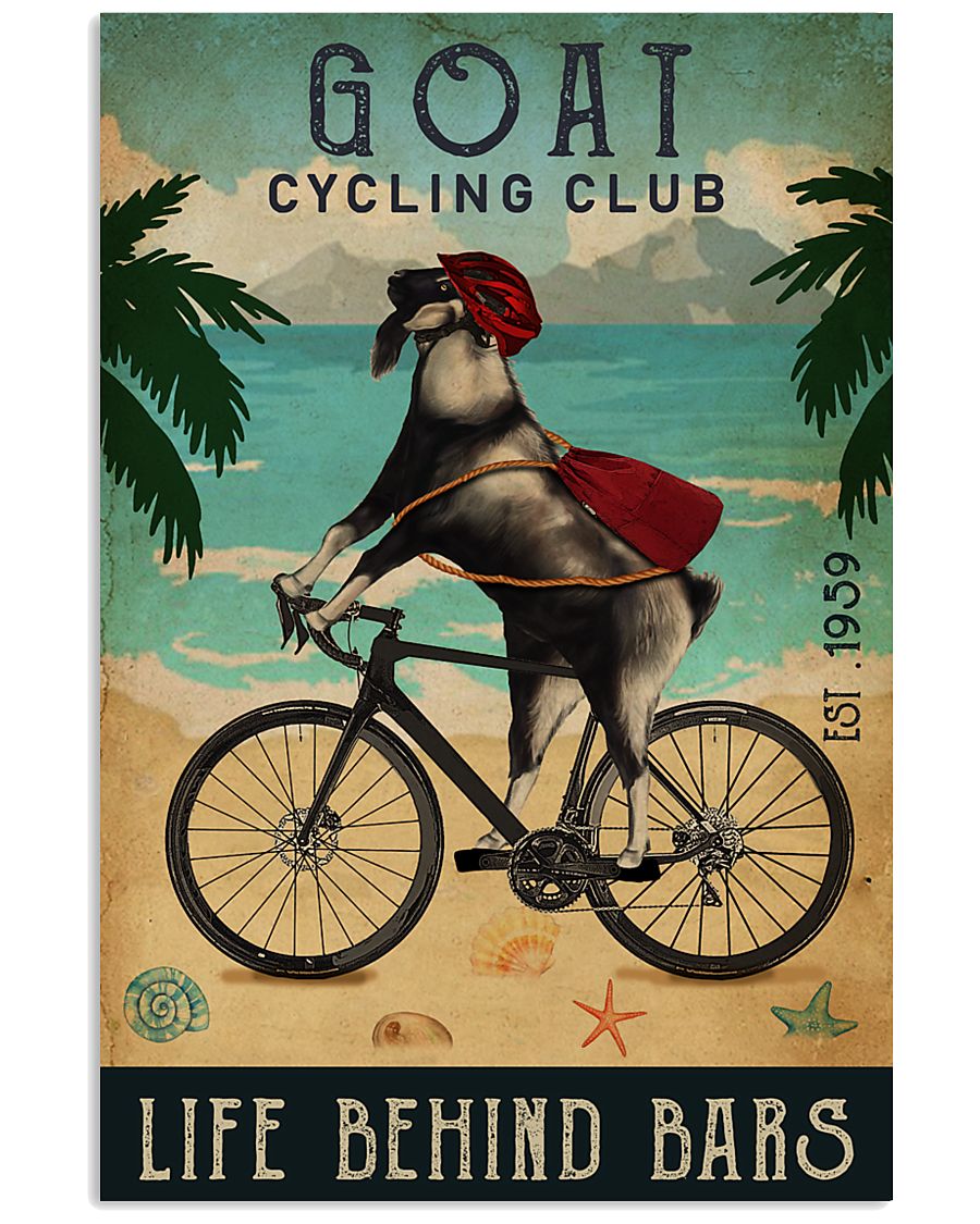 Cycling Club Goat 11x17 Poster