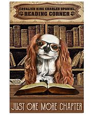 Reading Corner Book Cavalier King Charles Spaniel 11x17 Poster front