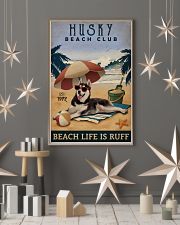 Vintage Beach Club Is Ruff Husky 11x17 Poster lifestyle-holiday-poster-1