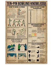 Ten-pin Bowling Knowledge 11x17 Poster front