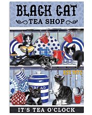 Black Cat Tea Shop Cat Lover 11x17 Poster front