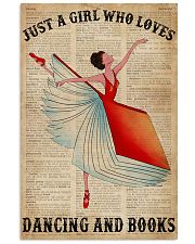 Dictionary Dancing Book Girl 16x24 Poster front