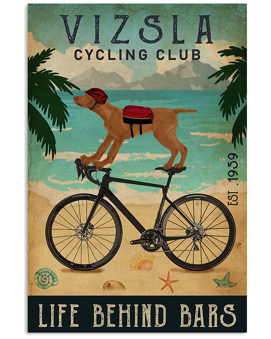Cycling Club Vizsla 16x24 Poster