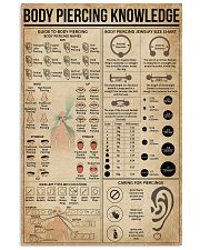 Body Piercing Knowledge 16x24 Poster front