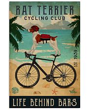 Cycling Club Rat Terrier 11x17 Poster front