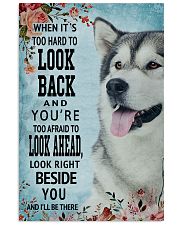 Classic Blue Alaskan Malamute Right Beside You 11x17 Poster front
