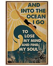 And InTo The Ocean I Go Swimming 11x17 Poster front