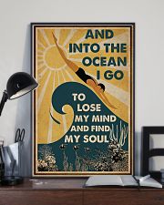 And InTo The Ocean I Go Swimming 11x17 Poster lifestyle-poster-2