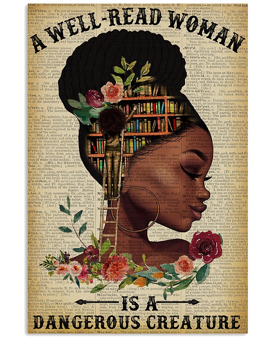 Dangerous Creature Black Girl Reading 11x17 Poster