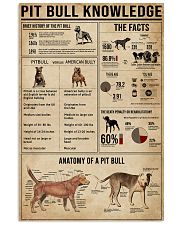 Pit Bull Knowledge 11x17 Poster front