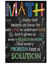 Teacher Math Teach Us 11x17 Poster front