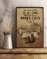 Pallet Dictionary Books Cats Once Upon A Time 11x17 Poster lifestyle-poster-3