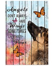 Pallet Angels Sometimes Have Paws German Shepherd 11x17 Poster front