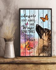 Pallet Angels Sometimes Have Paws German Shepherd 11x17 Poster lifestyle-poster-3
