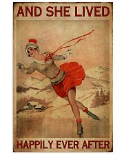 She Lived Happily Skating 16x24 Poster front