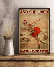 She Lived Happily Skating 16x24 Poster lifestyle-poster-3