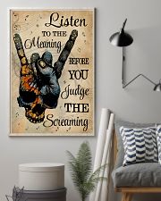 Music Skull Hand Listen To The Meaning 11x17 Poster lifestyle-poster-1