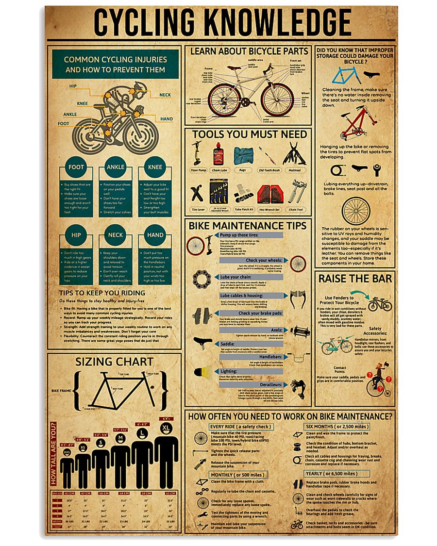 Knowledge Cycling 16x24 Poster