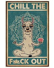 Retro Llama Chill The 11x17 Poster front