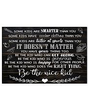 Teacher Be A Nice Kid Board 17x11 Poster front