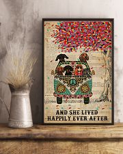 Dictionary And She Lived Happily Dachshund 11x17 Poster lifestyle-poster-3