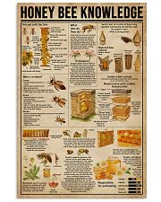 Honey Bee Knowledge Society Life 11x17 Poster front