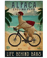 Cycling Club Alpaca 11x17 Poster front