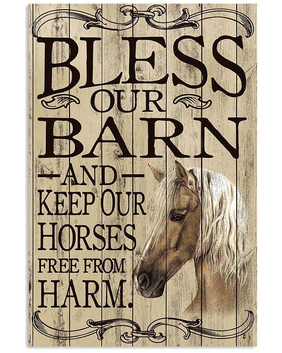 Bless Our Barn Horse 11x17 Poster