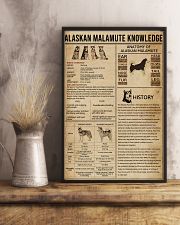 Alaskan Malamute Knowledge 11x17 Poster lifestyle-poster-3