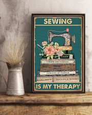Sewing Is My Therapy 16x24 Poster lifestyle-poster-3