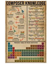Composer Knowledge 11x17 Poster front