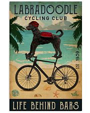 Cycling Club Labradoodle 11x17 Poster front