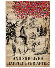 She Lived Happily Horse Dog Dictionary 11x17 Poster front