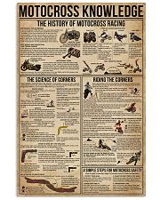 Motocross Knowledge 11x17 Poster front