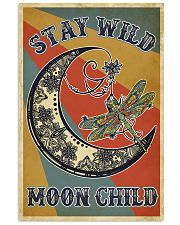 Retro Stay Wild Moon Child Dragonfly 11x17 Poster front