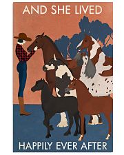 Vintage Girl And She Lived Happily With Horse 16x24 Poster front