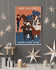 Vintage Girl And She Lived Happily With Horse 16x24 Poster lifestyle-holiday-poster-1