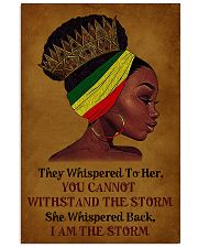 I Am The Storm Black Girl 11x17 Poster front