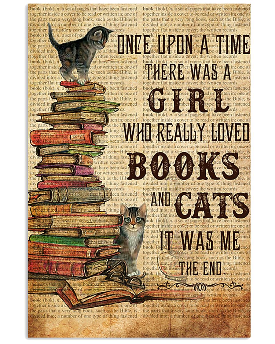 Books Cats Once Upon A Time 11x17 Poster