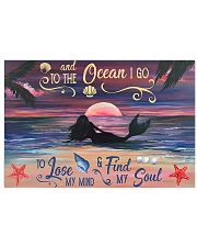 Mermaid Into The Ocean 17x11 Poster front