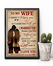 Love Made Us Forever Together Husband To Wife 11x17 Poster lifestyle-poster-8