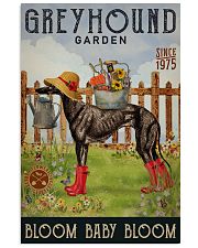 Gardening Bloom Baby Greyhound 16x24 Poster front