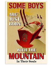 Some Boys Born With The Mountain Skiing 16x24 Poster front