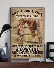 Vintage Dictionary Once Upon A Time Horse Cow 11x17 Poster lifestyle-poster-2