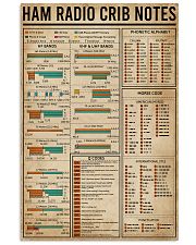 Ham Radio Crib Notes Amateur Radio 11x17 Poster front