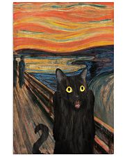 The Scream Black Cat 16x24 Poster front
